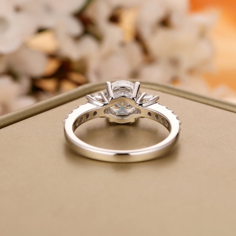 Beautiful moissanite store engagement rings